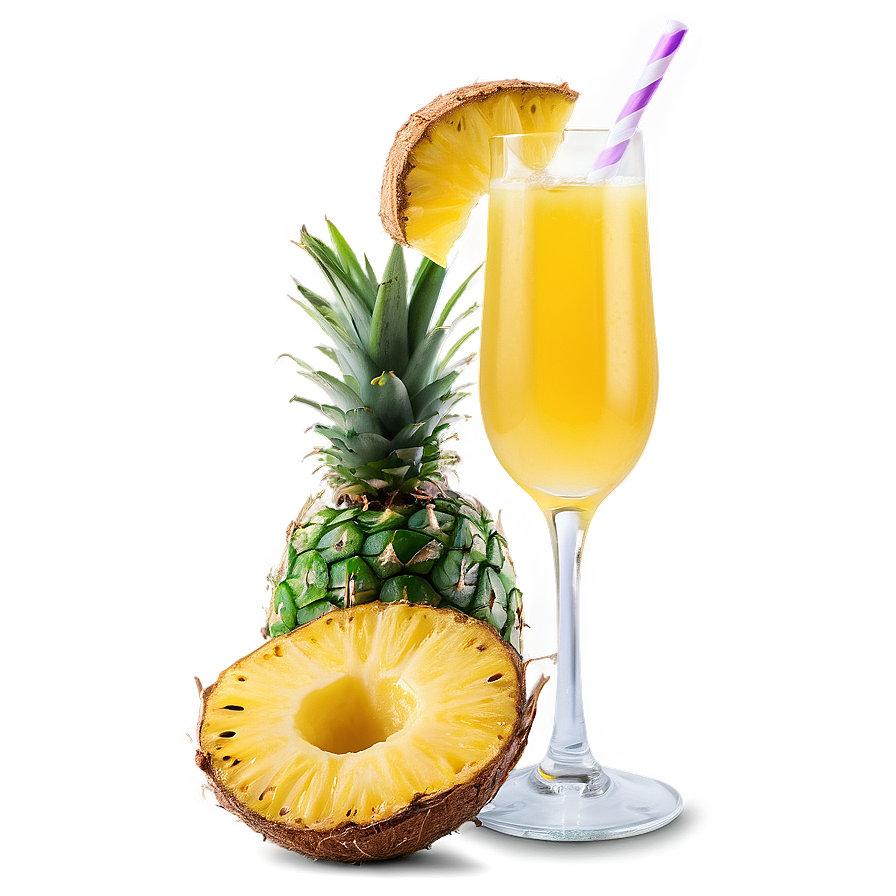 Coconut Pineapple Mimosa Png Pnc PNG image