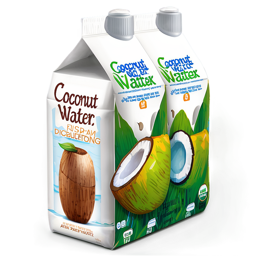 Coconut Water Juice Box Png Fcx PNG image