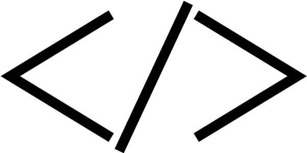 Coding Angle Brackets Graphic PNG image