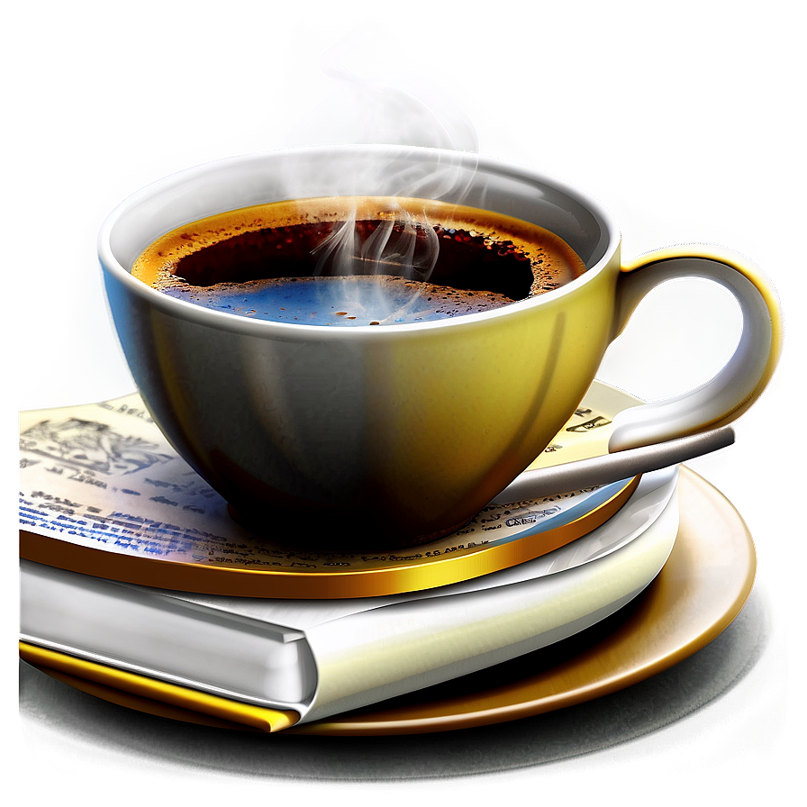 Coffee And Book Png 16 PNG image