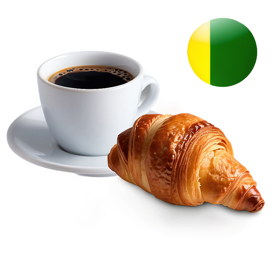 Coffee And Croissant Png Lww78 PNG image