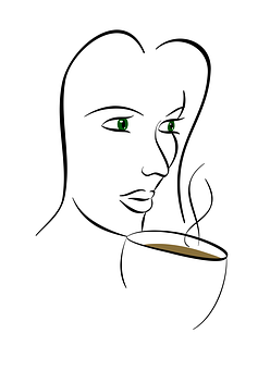 Coffee Aroma Portrait PNG image