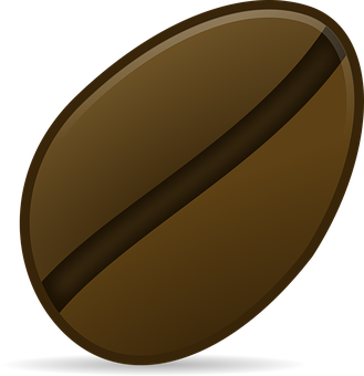 Coffee Bean Vector Illustration PNG image