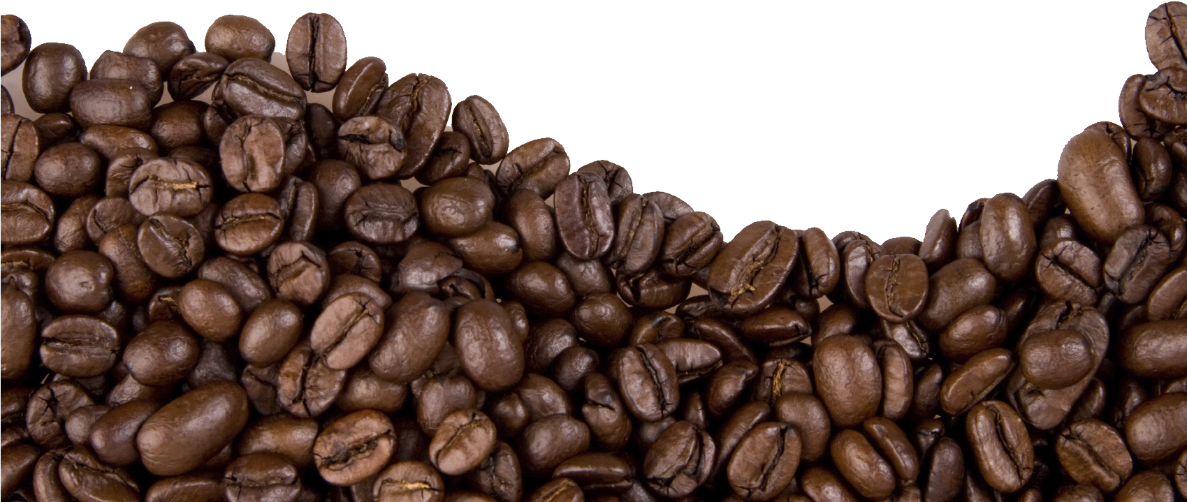 Coffee Beans Wave Pattern PNG image