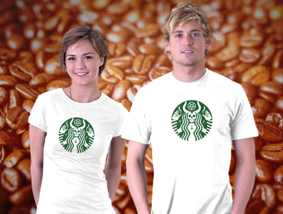 Coffee Brand T Shirts Couple PNG image