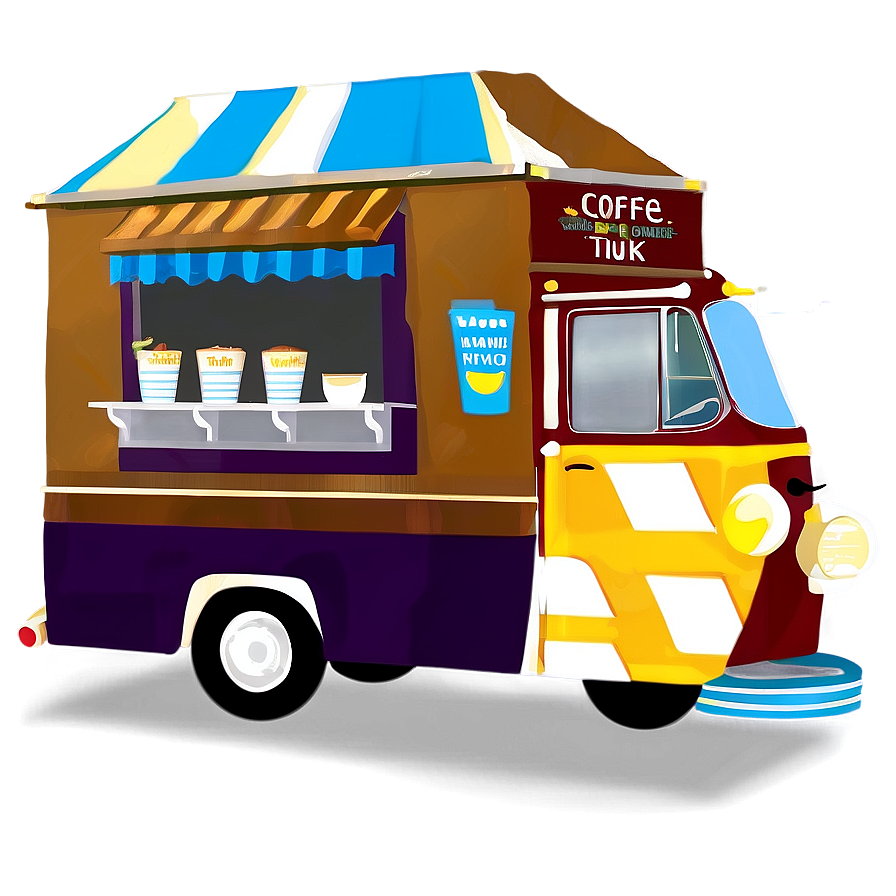 Coffee Food Truck Png 05252024 PNG image