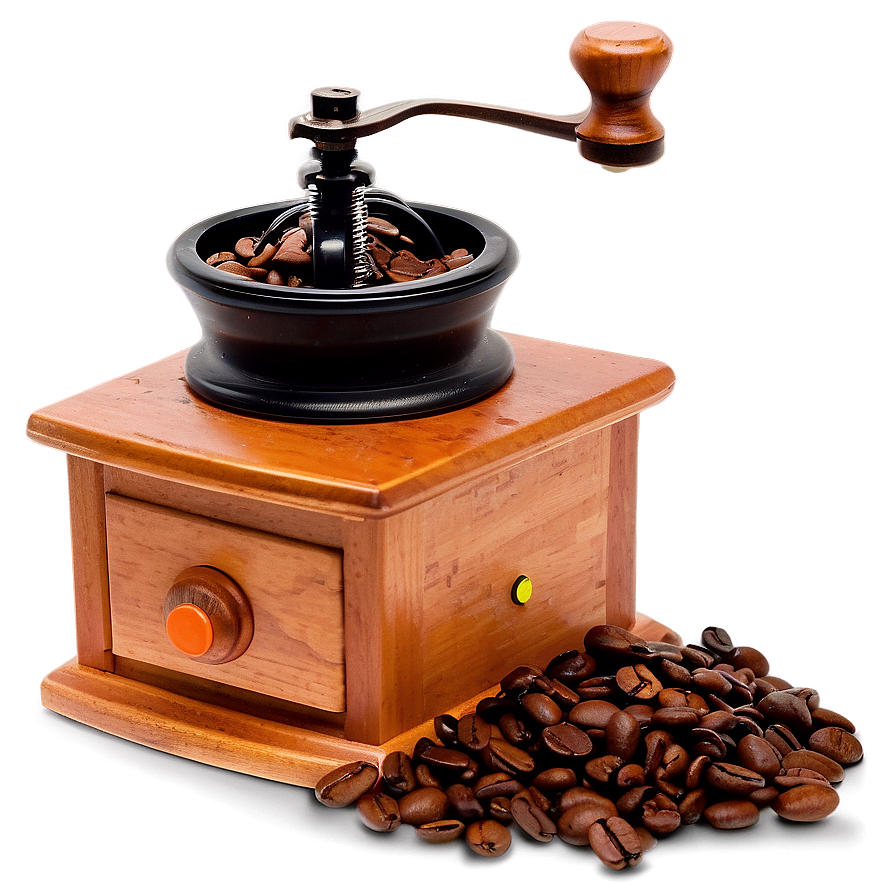 Coffee Grinder And Beans Png Mvc PNG image
