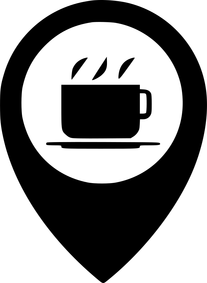 Coffee Location Icon PNG image