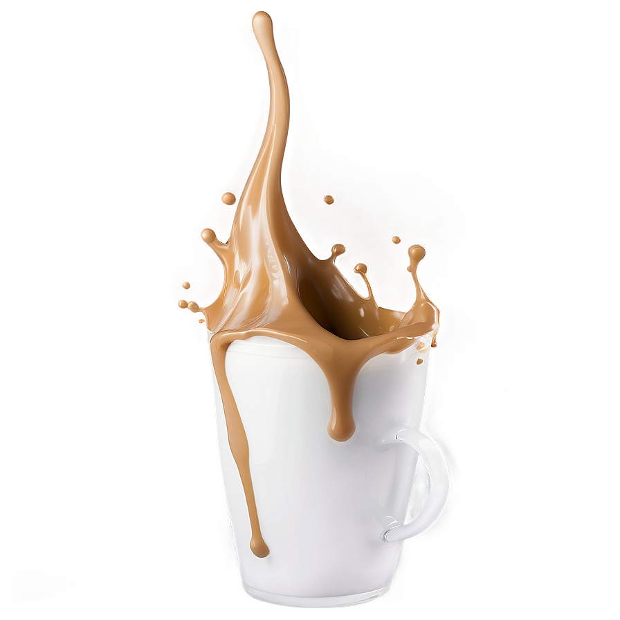 Coffee Milk Splash Png Cca95 PNG image