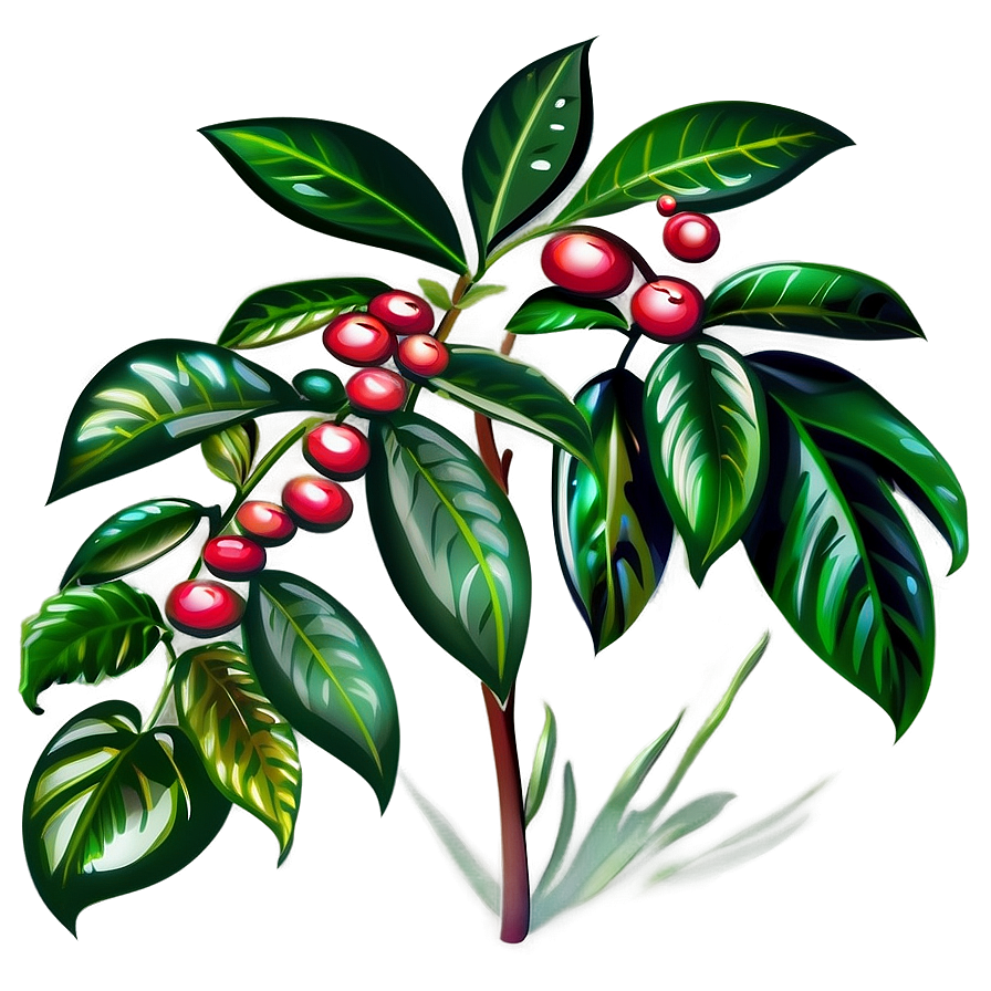 Coffee Plant Clipart Png 48 PNG image