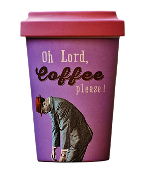Coffee Please Humorous Cup PNG image