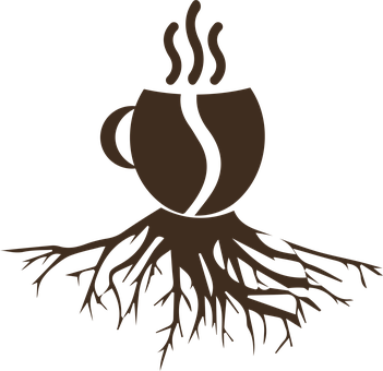 Coffee Roots Concept Art PNG image