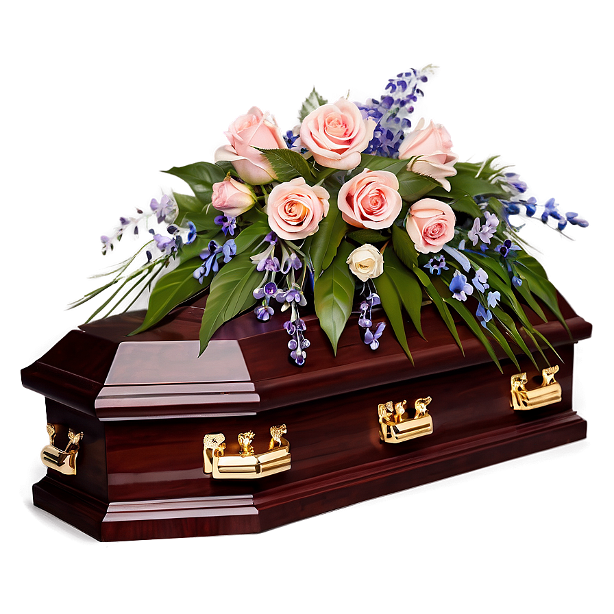 Coffin With Flowers Png 67 PNG image