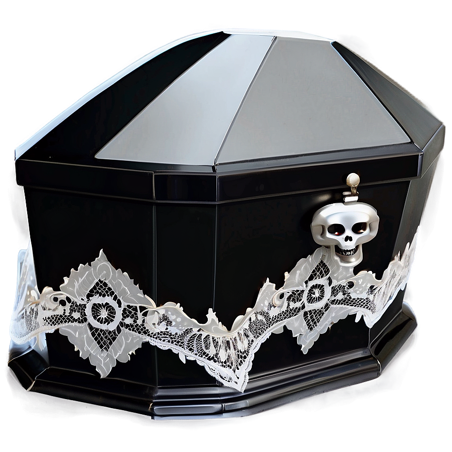 Coffin With Lace Png Thi PNG image