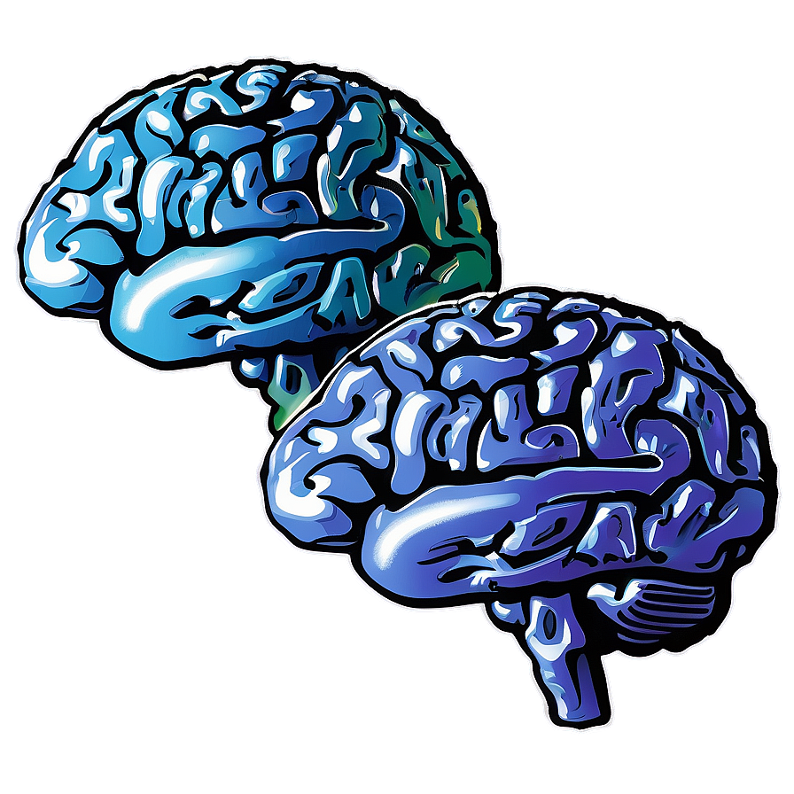 Cognitive Brain Outline Png Chh15 PNG image