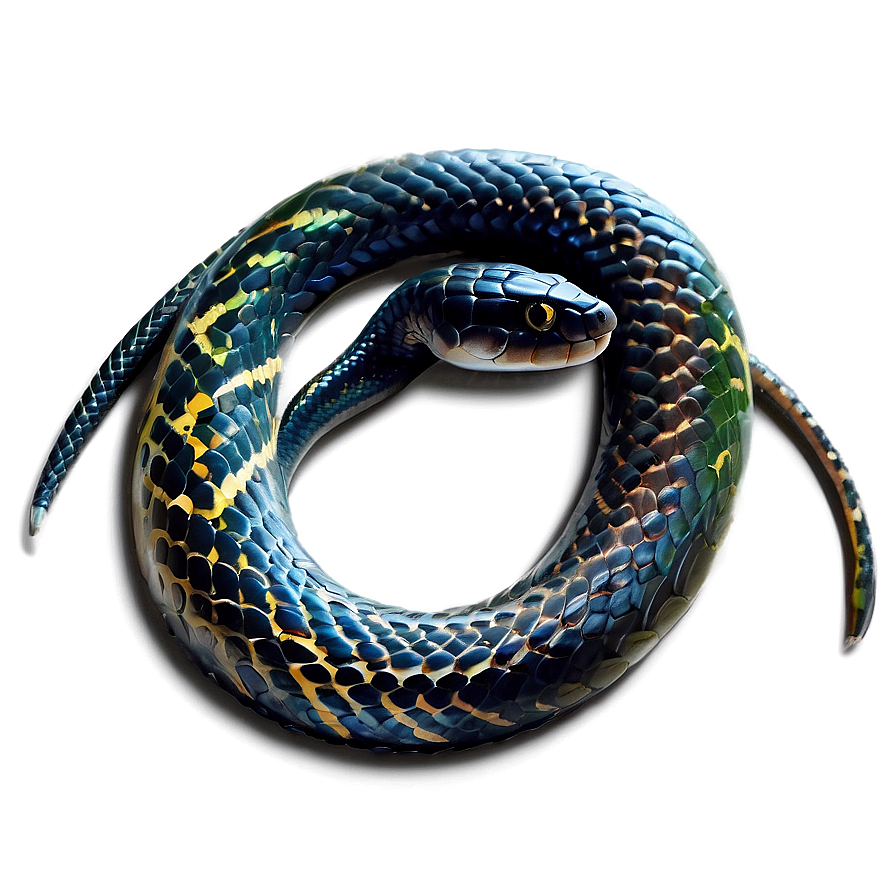 Coiled Black Snake Icon Png 06132024 PNG image