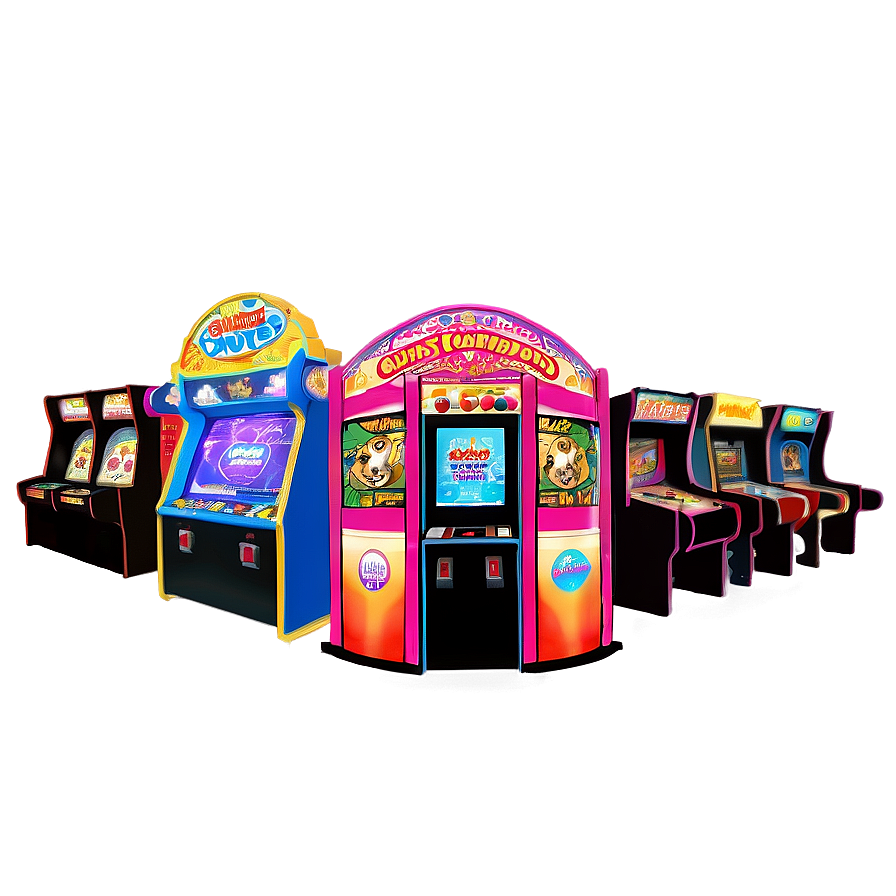 Coin Operated Arcade Games Png 06292024 PNG image