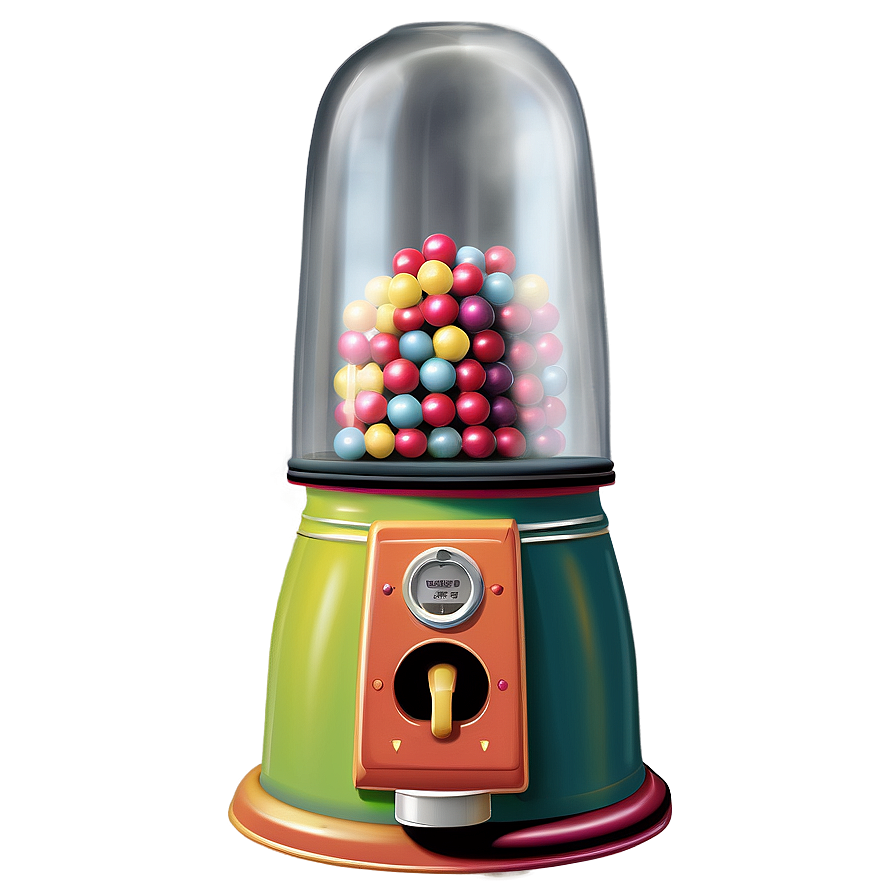 Coin-operated Gumball Machine Png 06292024 PNG image