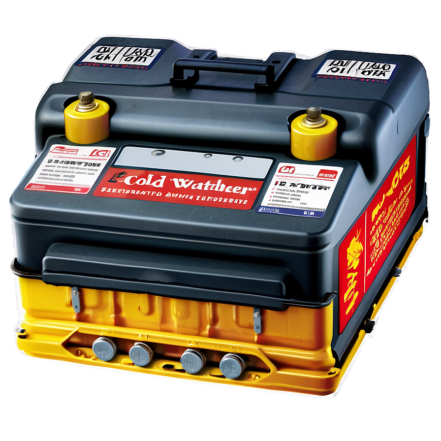 Cold Weather Car Battery Png 06132024 PNG image