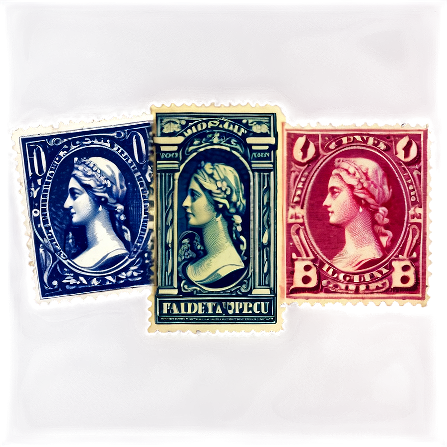 Collectible Antique Stamp Png 70 PNG image