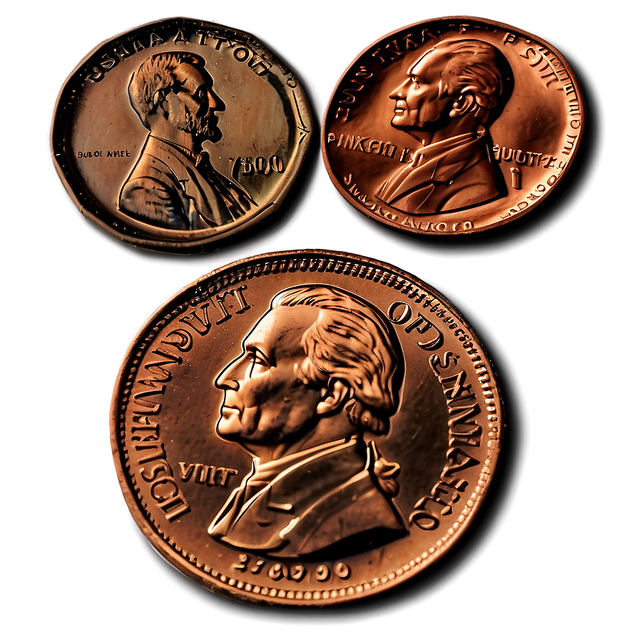 Collectible Pennies Png Bht PNG image