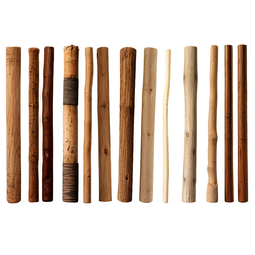 Collection Of Wood Sticks Png 06272024 PNG image