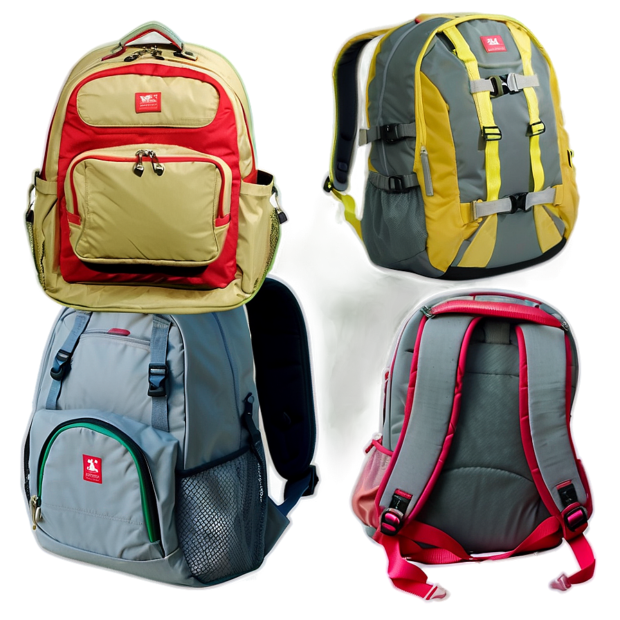 College Backpack Essentials Png 98 PNG image