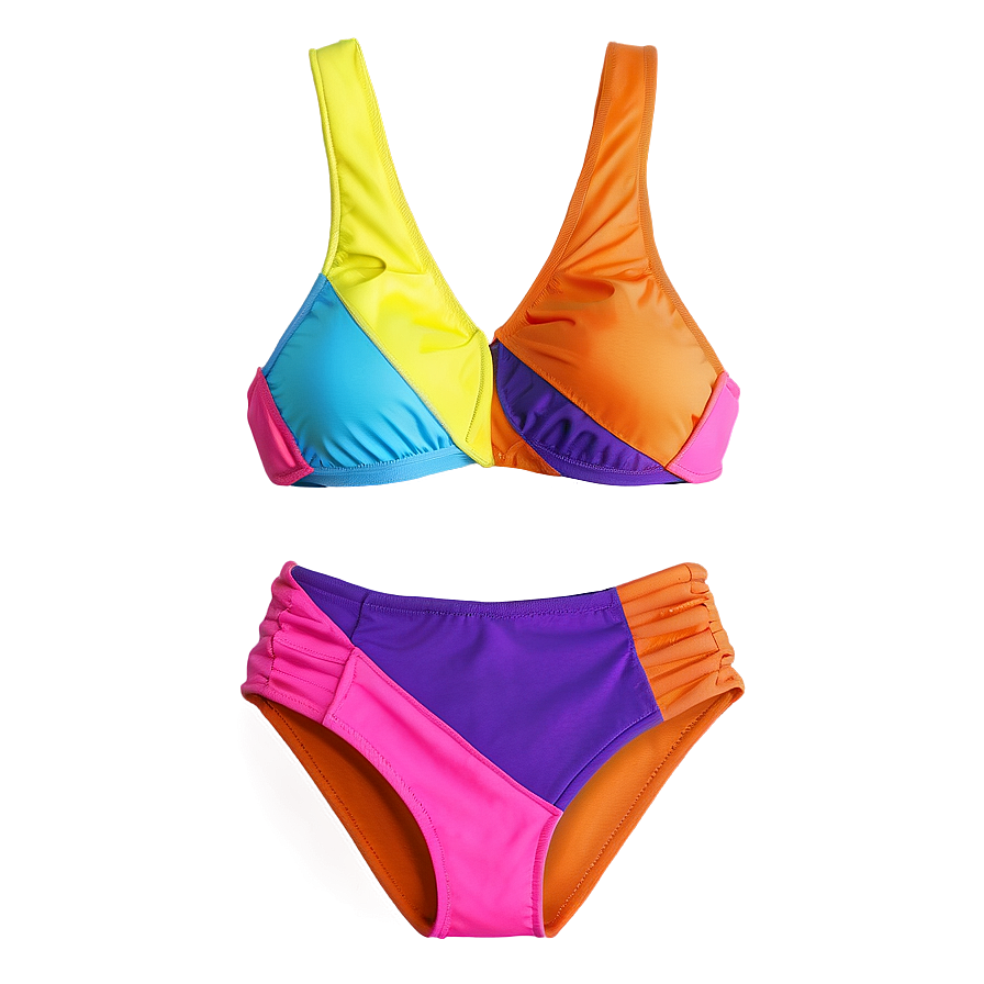 Color Block Bikini Png Nim99 PNG image