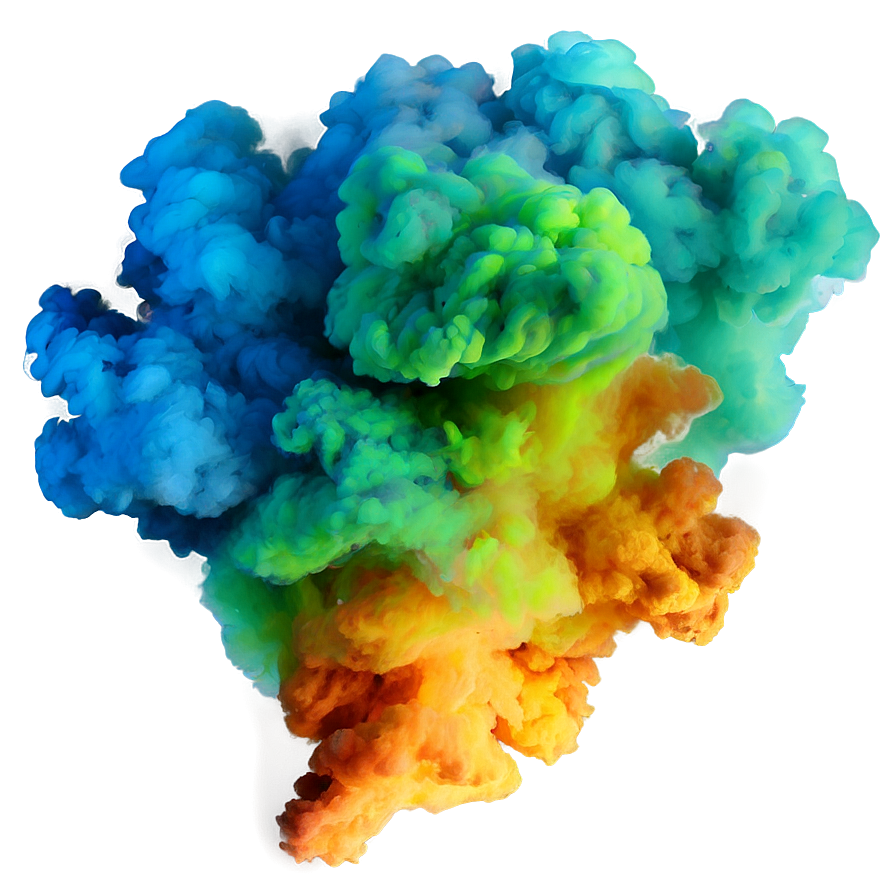 Color Burst Smoke Effect Png Asr28 PNG image