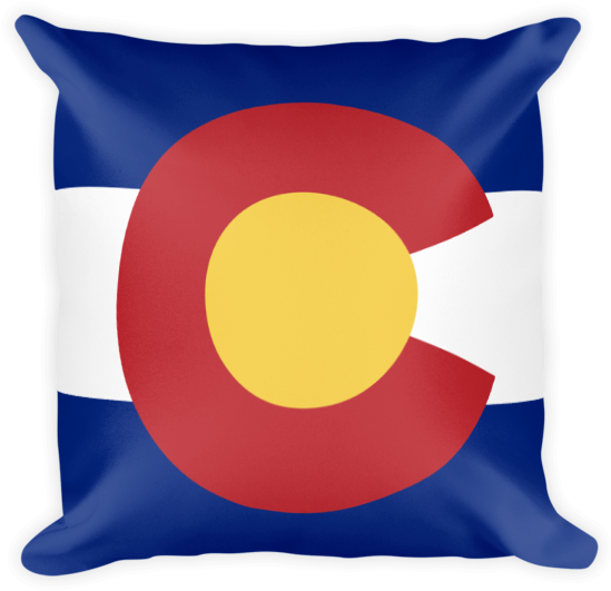 Colorado State Flag Pillow PNG image