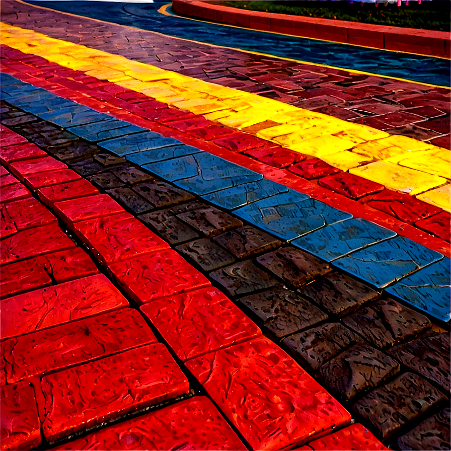 Colored Concrete Paving Png 60 PNG image