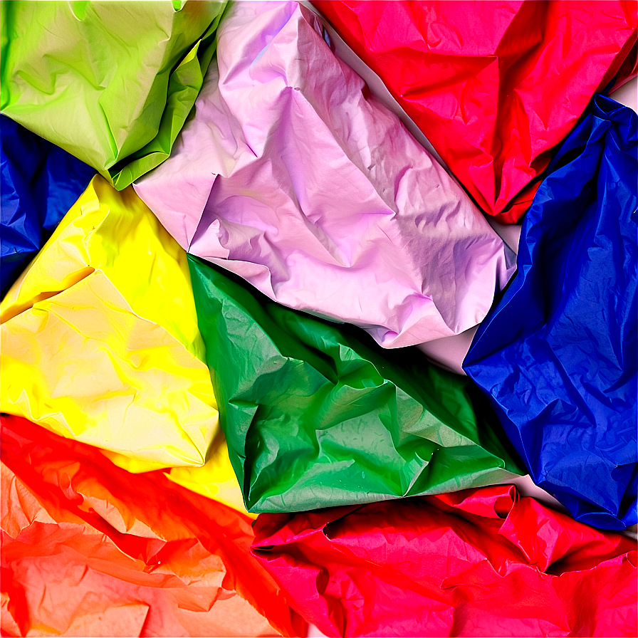 Colored Crumpled Paper Png 16 PNG image