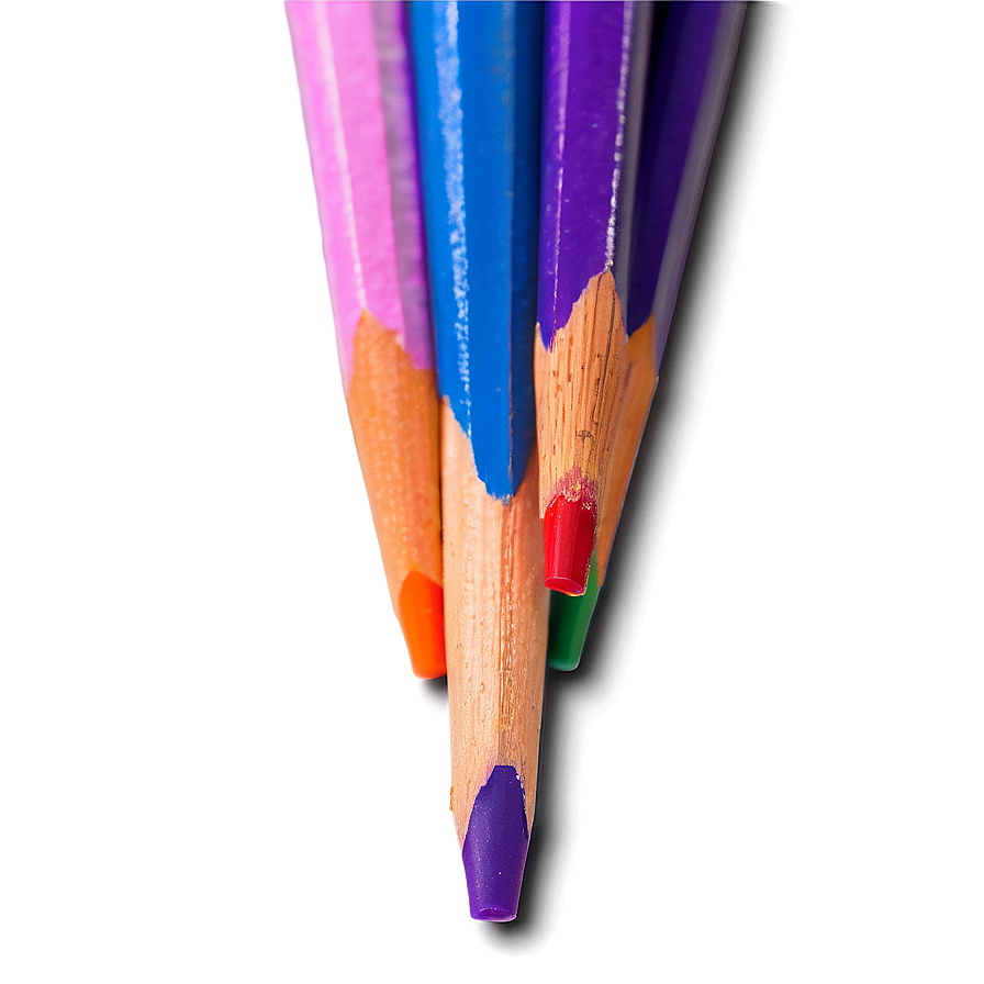 Colored Pencil Crayons Png Vuf PNG image