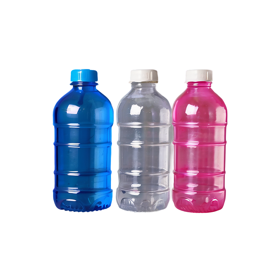 Colored Plastic Bottle Collection Png 05252024 PNG image