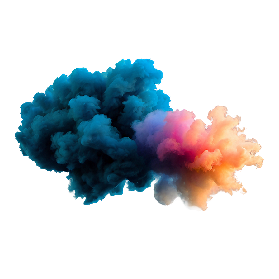 Colored Smoke Explosion Transparent Png Ghs18 PNG image