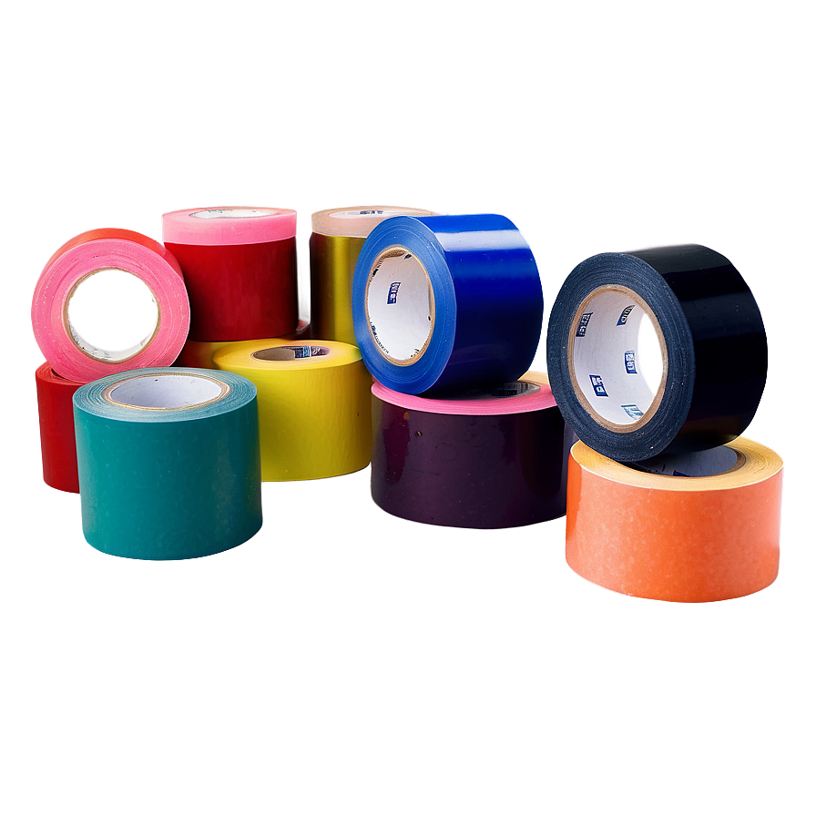 Colored Tape Variety Overlay Png Kso PNG image