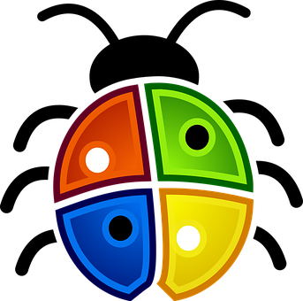 Colorful_ Abstract_ Bug_ Logo PNG image