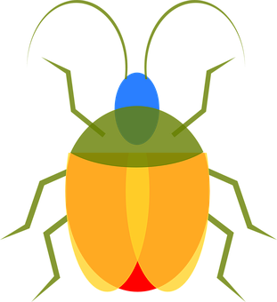 Colorful_ Abstract_ Insect_ Illustration PNG image