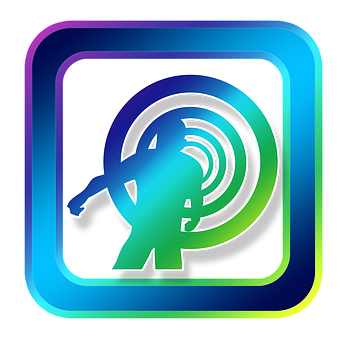 Colorful_ Abstract_ Qi_ Wireless_ Charging_ Icon PNG image