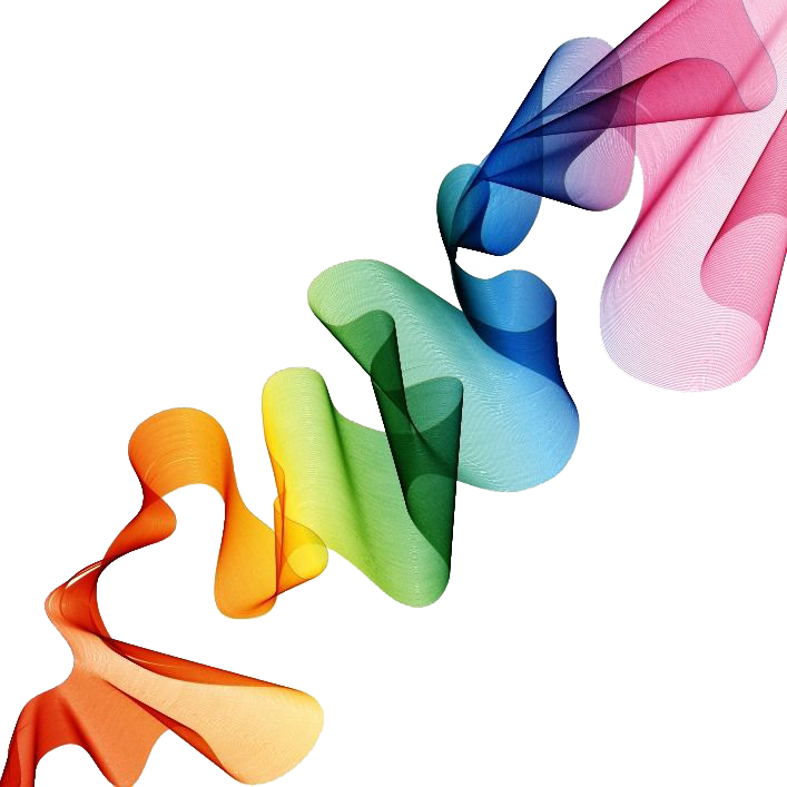 Colorful_ Abstract_ Ribbon_ Design PNG image