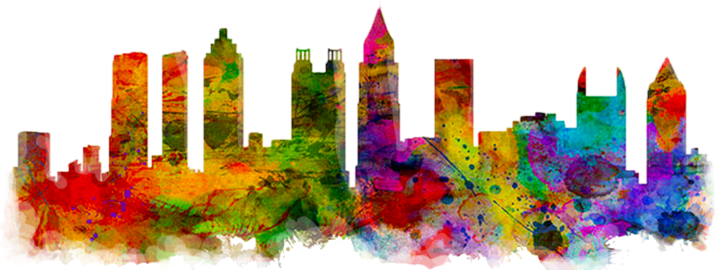 Colorful_ Abstract_ Skyline PNG image