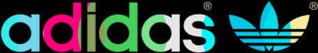 Colorful Adidas Logo Variation PNG image