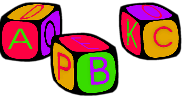 Colorful Alphabet Blocks PNG image