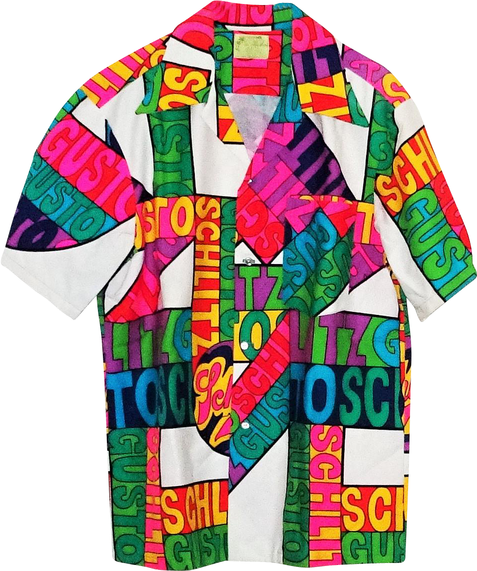 Colorful Alphabet Pattern Shirt PNG image