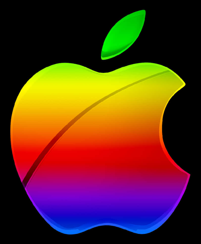 Colorful Apple Logo PNG image