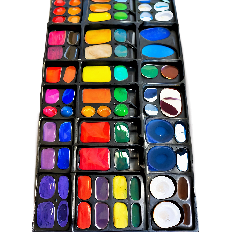 Colorful Art Palette Png 81 PNG image