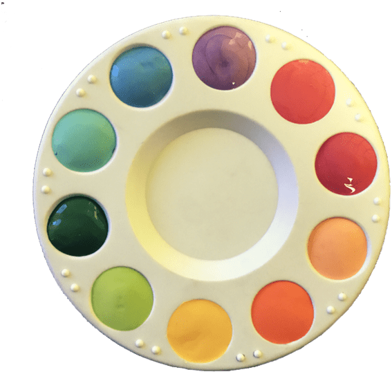 Colorful Artist Palette Closeup.jpg PNG image