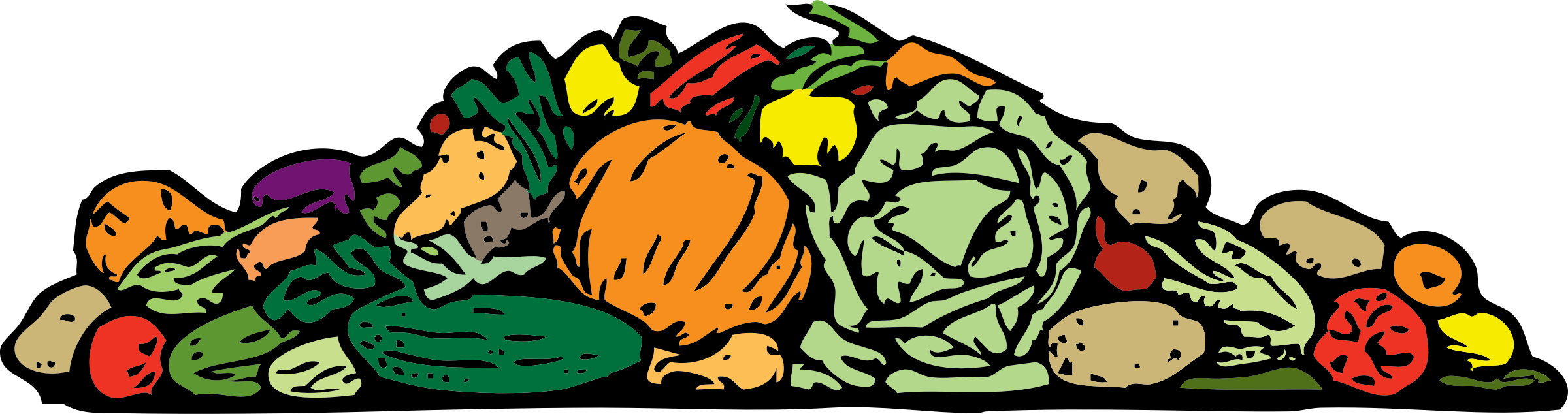 Colorful Assorted Vegetables Illustration PNG image