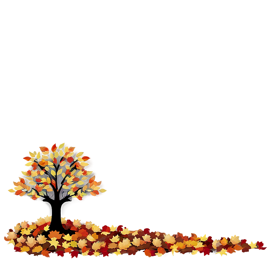 Colorful Autumn Tree Png 37 PNG image