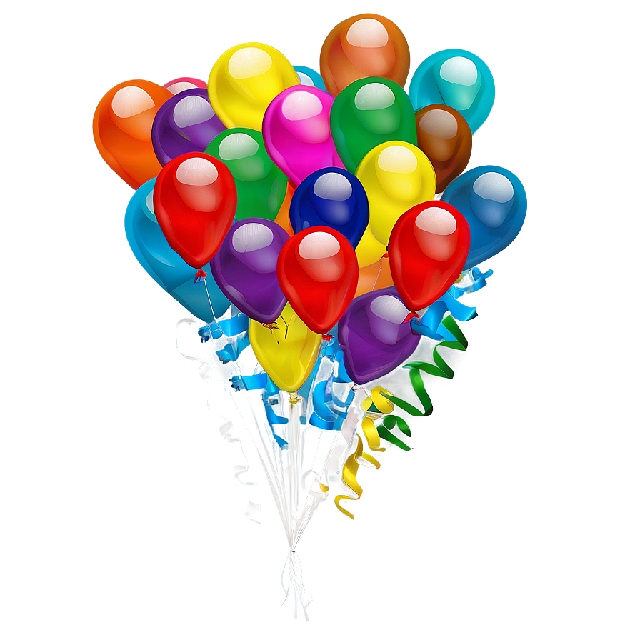 Colorful Balloon Png Gck PNG image